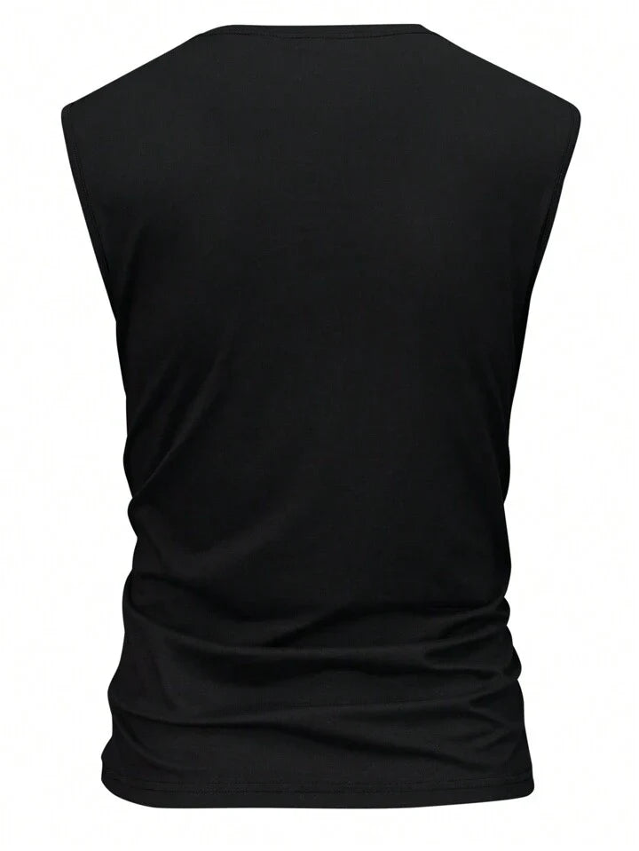 Men Letter Graphic Tank Top