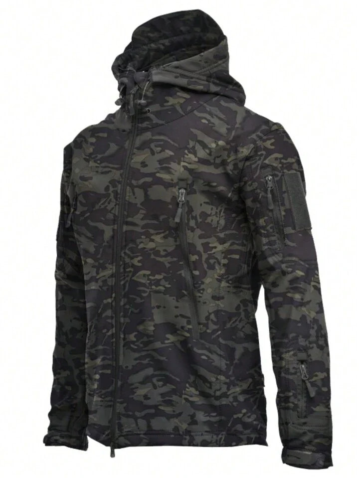 Men's Camouflage Windproof And Waterproof Jacket And Pants Sports Suit