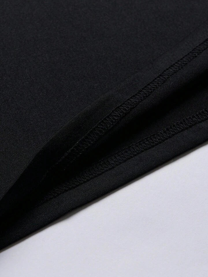 Men Slogan Graphic Tee