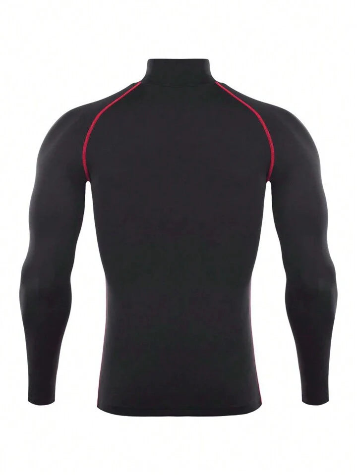 Fitness Men Sports Tee for Workout & Compression