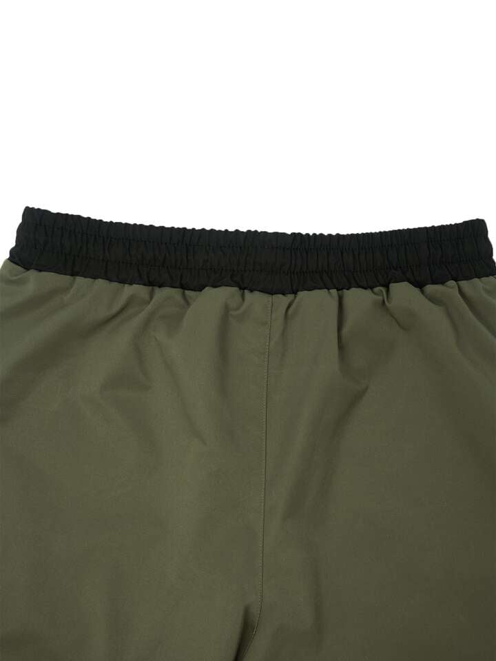Homme Loose Fit Men's Letter Graphic Drawstring Waist Jogger Shorts