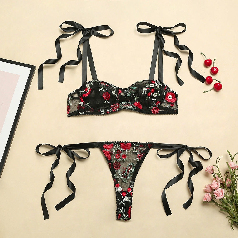 Sexy Erotic Lingerie Bra and Panty Set